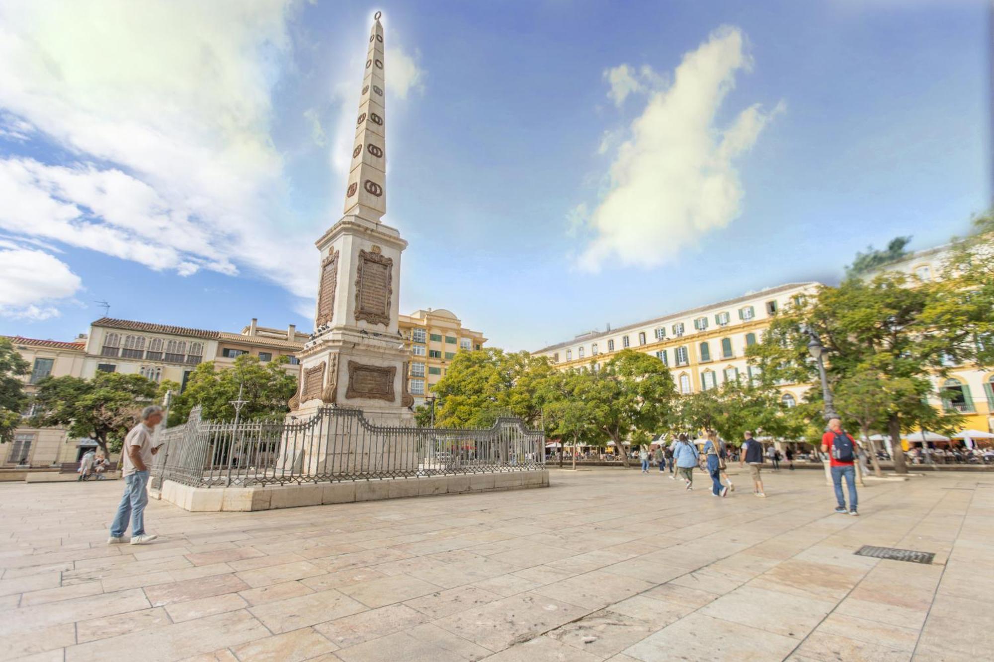 Homely Malaga San Juan De Letran Plaza De La Merced Exteriör bild