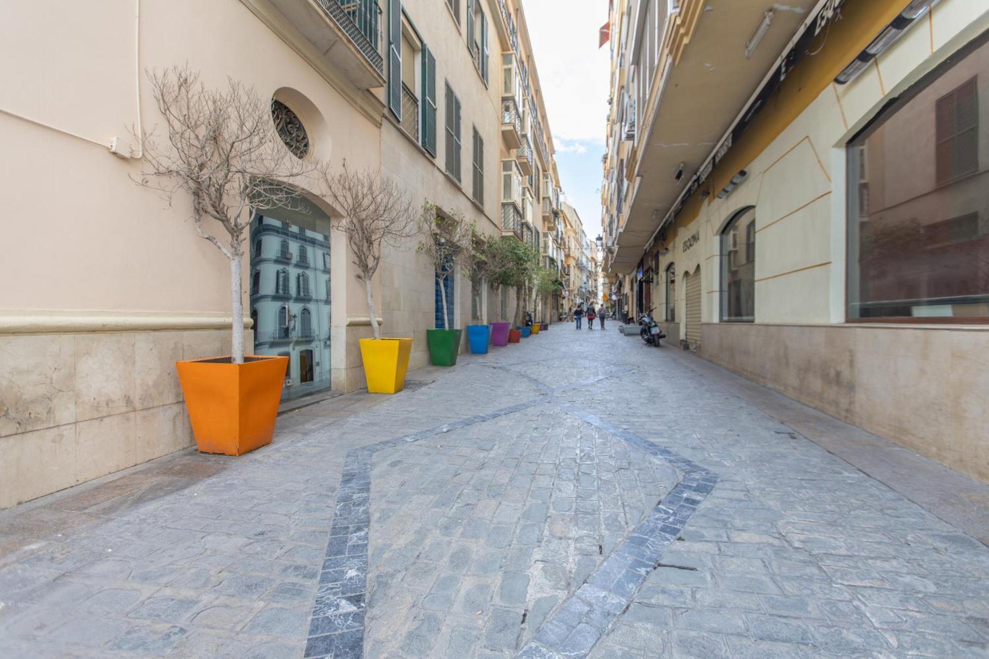 Homely Malaga San Juan De Letran Plaza De La Merced Exteriör bild