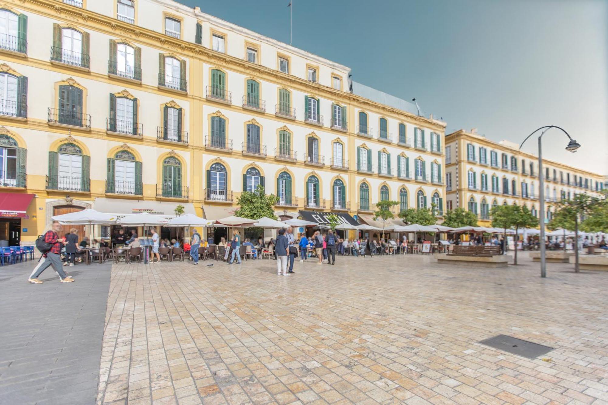Homely Malaga San Juan De Letran Plaza De La Merced Exteriör bild